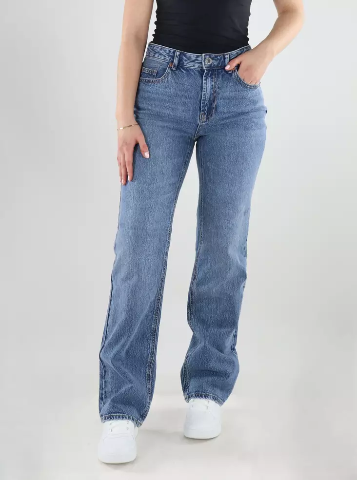 Vero Moda damjeans med raka ben HR Straight mellanblå - Jeans för damer - 140090 - 1
