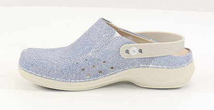 Nursing Care maskintvättbara sandaler läder Jeans - Arbetsskor för damer - 129901 - 2