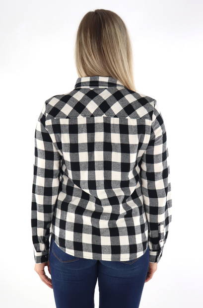 Only Skjorta Rock clouddancer/svart - Långärmade tröjor för  damer - 134331 - 2