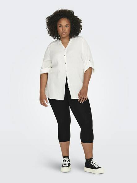 Only Carmakoma plus size leggings för damer Time Calf svart - Leggings - 136071 - 2