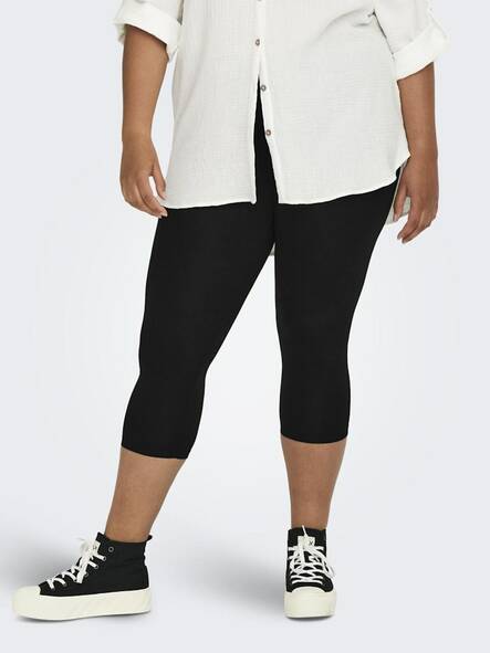 Only Carmakoma plus size leggings för damer Time Calf svart - Leggings - 136071 - 1