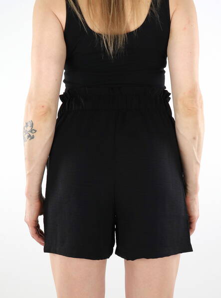 JDY Shorts för damer HW Paperbag Svart - Shorts och capribyxor för damer - 136181 - 2