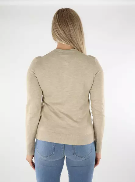 JJXX Cardigan fjäder grå/vanilj - Stickat för damer - 136611 - 2