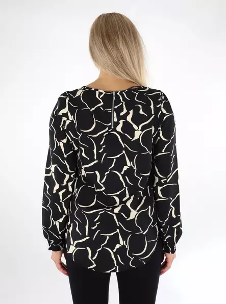 Only damskjorta Elite Life svart/rebel grap - Långärmade tröjor för  damer - 136761 - 2