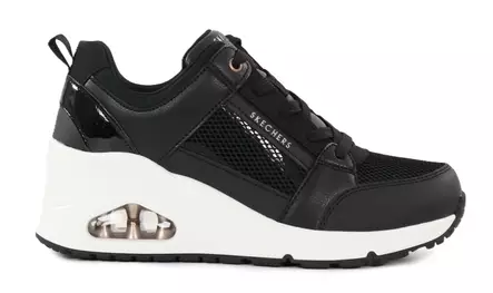Skechers damsneakers 177526/BLK UNO WEDGE - ALLT FINT svart - Skechers sneakers - 138681 - 2