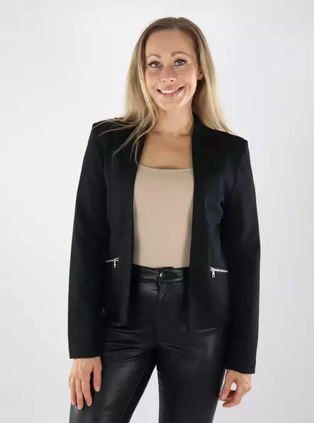 Only damkavaj Dragkedja svart - Kavajer för damer - 139051 - 1