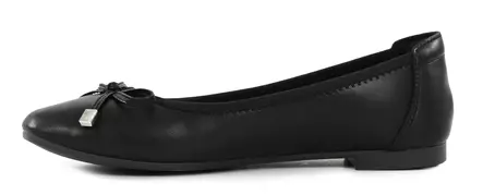 Migant ballerinor med fluga A921-98 svart läder - Ballerinaskor - 140691 - 2