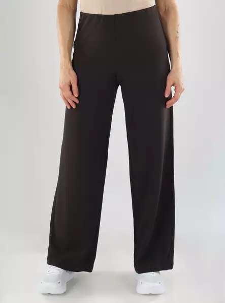 Only Pants MW WIDE PANT chokladtårta - Byxor för damer - 141521 - 1