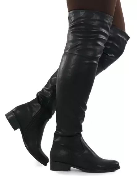 Migant Over-the-Knee Boots A925-148 Svart - Stövlar för damer - 141991 - 1