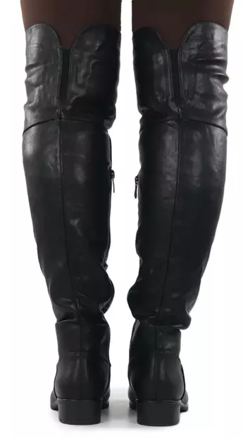 Migant Over-the-Knee Boots A925-148 Svart - Stövlar för damer - 141991 - 2