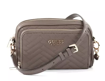 Guess axelväska Anning Camera mörk taupe - Handväskor - 137671 - 1