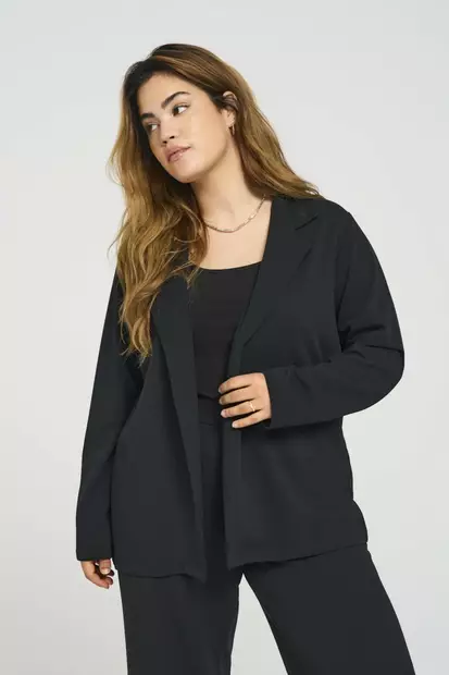 Only Carmakoma plus size stretch kavaj JRS svart - Kavajer för damer - 137611 - 1