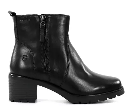 Tamaris Comfort ankelboots i läder 86407-43 svart - Tamaris ankelboots - 137501 - 1