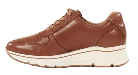 Tamaris damsneakers i äkta läder 23711-42 konjaksläder - Sneakers för damer - 137761 - 2
