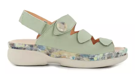 Think! damsandaler i äkta läder 000587-7040 Cambio aloe - Arbetsskor för damer - 140141 - 2