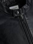 Jack&Jones Cali herrjacka i konstläder svart - Jackor och parkas för herrar - 135111 - 2