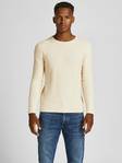 Jack&Jones Tröja Blucarlos whisper white - Stickat för herrar - 132021 - 1