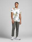 Jack & Jones blommig herr t-shirt Blabeach, svart, vit - T-shirts för herrar - 128761 - 4