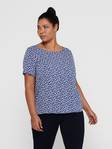 Only Carmakoma T-shirt Firstly life - T-shirts för damer - 127811 - 1