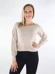 Only Jane Off shoulder tröja Whitecap Grå - Stickat för damer - 134551 - 1