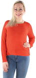 Only Stickad tröja Geena xo orange com - Stickat för damer - 125931 - 1