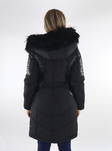 Only New Linette Fur dam Quiltad Kappa svart - Vinterjackor för damer - 134471 - 2
