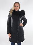 Only New Linette Fur dam Quiltad Kappa svart - Vinterjackor för damer - 134471 - 1