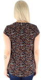 Only T-shirt vic mörkblå/Ella ditsy - T-shirts för damer - 126791 - 2