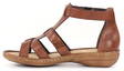 Rieker dam sandaler i läder 60860-24 brun - Rieker sandals - 130391 - 2