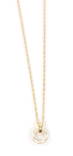Snö of Sweden Halsband Barcelona tvinnat hänge g/vit - Halsband - 133801 - 1