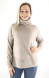 Vero moda tröja Doffy cowlneck sepia tint - Stickat för damer - 132351 - 1