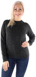 Vero Moda mjuk stickad dam tröja Doffy o-neck svart - Stickat för damer - 128931 - 1