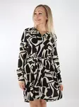 Only dress Life Shirt svart/city graph - Klänningar och tunikor - 136861 - 1