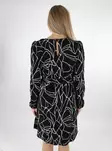 Vila klänning O-Neck svart skönhet/tri - Klänningar och tunikor - 137391 - 2