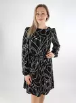 Vila klänning O-Neck svart skönhet/tri - Klänningar och tunikor - 137391 - 1