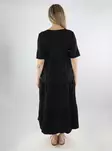 Vila casual klänning V-ringad Midi svart - Klänningar och tunikor - 138111 - 2