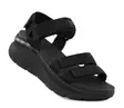 Skechers sandaler med vidlästa för kvinnor 119828/BBK D'LUX WALKER - GOING OUT VIBES svart - Skechers sandaler - 138411 - 3