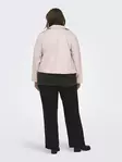 Only Carmakoma damjacka i plus size i konstläder, Faux Biker, polerad lila - Skinnjackor och PU-jackor för damer - 140281 - 2