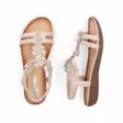 Rieker blommiga sandaler dam V7573-90 guld - Rieker sandals - 140621 - 3