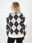Vero Moda tröja VMHALO LS O-NECK PULLOVER BOO björk/choklad - Stickat för damer - 141871 - 2
