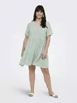 Carmakoma Plus Size Klänning/Tunika Zally chinois grön/vit - Klänningar och tunikor - 138351 - 1
