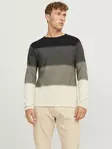 Jack&Jones bomullströja för herr Hill mulch/ljusbrun - Stickat för herrar - 137281 - 2
