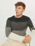 Jack&Jones bomullströja för herr Hill mulch/ljusbrun - Stickat för herrar - 137281 - 1