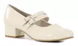 Jana pumps/promenadskor 24366-45 412 ivory patent - Klackskor och pumps - 140381 - 1