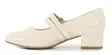 Jana pumps/promenadskor 24366-45 412 ivory patent - Klackskor och pumps - 140381 - 2