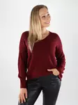JDY damtröja JDYNEW Pullover cabernet - Stickat för damer - 139071 - 1