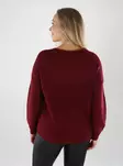 JDY damtröja JDYNEW Pullover cabernet - Stickat för damer - 139071 - 2