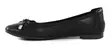 Migant ballerinor med fluga A921-98 svart läder - Ballerinaskor - 140691 - 2
