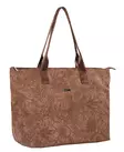 Nabo axelväska/väska L2597 blombrun - Handväskor - 139751 - 3