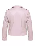 Only Carmakoma damjacka i plus size i konstläder, Faux Biker, polerad lila - Skinnjackor och PU-jackor för damer - 140281 - 7